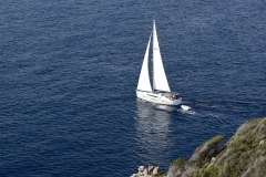 Marlin Sailing (Bavaria 46 Style Cruiser Stock Photo )