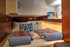 Marlin Aft Cabin (Bavaria 46 Style Cruiser Stock Photo )